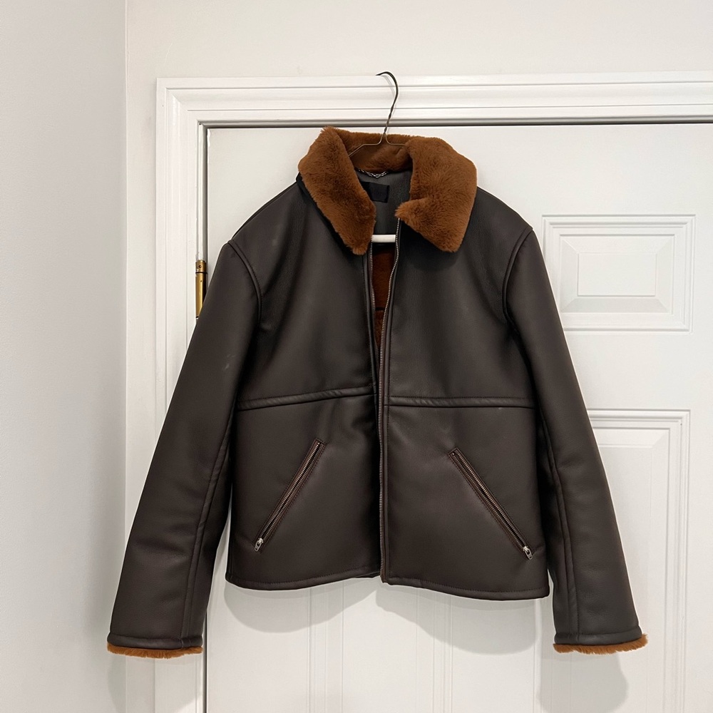 Brown No.6 Hewes jacket. Size S